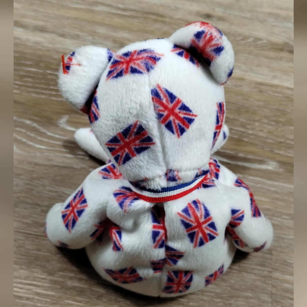 -Ty Beanie Babies โJackโ the Bear - UK Exclusive 9in - Picture 8 of 13